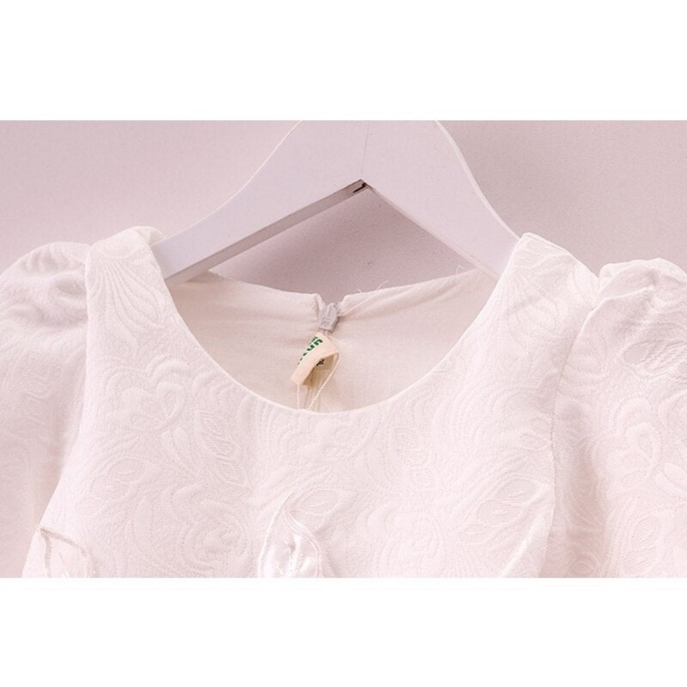 Curtsy&Bows Girl's White Bodice w/Box Pleat Pink Floral Bottom, Size 3T, NWT - Picture 4 of 6